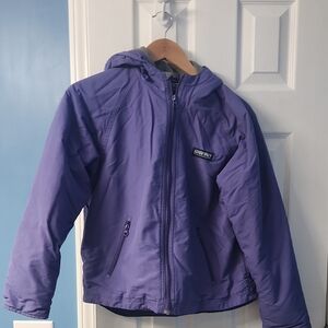 Lands End Girls M Purple Coat/Jacket